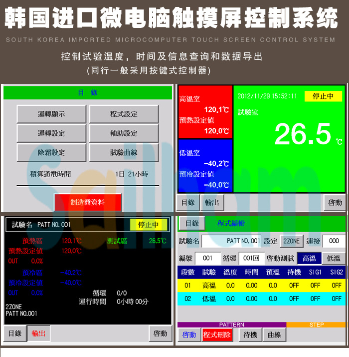 冷热冲击试验箱控制试验温度时间及信息介绍